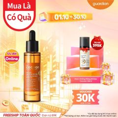 Tinh Chất Nghệ Hưng Yên Cocoon X2.2 Vitamin C Giúp Hỗ Trợ Sáng Da Và Mờ Vết Thâm 30Ml