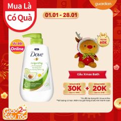 Sữa Tắm Dưỡng Thể Da Mịn Thơm Mát Với Dầu Bơ Và Chiết Xuất Hoa Cúc Dove 500Gr