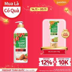 Dầu Gội Giúp Phục Hồi Tóc Hư Tổn Lashe Super Food 640gr