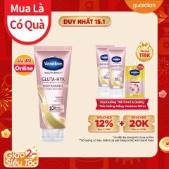 Sữa Dưỡng Thể Hỗ Trợ Sáng Da Chuyên Sâu Vaseline Healthy Bright Gluta-Hya Dewy Radiance 330Ml