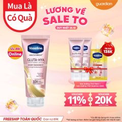 Sữa Dưỡng Thể Hỗ Trợ Sáng Da Chuyên Sâu Vaseline Healthy Bright Gluta-Hya Dewy Radiance 330Ml