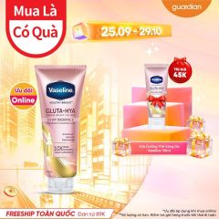 Sữa Dưỡng Thể Hỗ Trợ Sáng Da Chuyên Sâu Vaseline Healthy Bright Gluta-Hya Dewy Radiance 330Ml