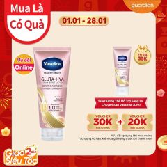 Sữa Dưỡng Thể Hỗ Trợ Sáng Da Chuyên Sâu Vaseline Healthy Bright Gluta-Hya Dewy Radiance 330Ml