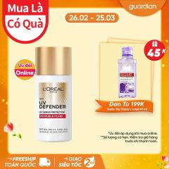 Kem Chống Nắng L'Oreal Mỏng Nhẹ Bảo Vệ Tối Đa Uv Defender Invisible Fluid SPF50+ PA++++ 50Ml