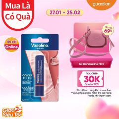 Son Dưỡng Môi Có Màu Vaseline Colour Mellow Rose Hồng Cam Êm Dịu 3gr