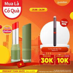 Son Dưỡng Có Màu Thuần Chay Môi Nhạy Cảm Glamrr Q Vegan Super Lip Balm #04 O'Peach Cam Đào 4.5gr