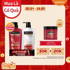 Combo Dầu Gội + Dầu Xả Tresemme Keratin Smooth Vào Nếp Suôn Mượt 480G x 2