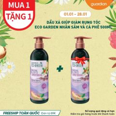 Dầu Xả Giúp Giảm Rụng Tóc Eco Garden Ginseng & Coffee Hair Fall Control Conditioner Chiết Xuất Từ Nhân Sâm Và Cà Phê 500ml