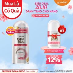 Lăn Khử Mùi Dưỡng Sáng LASHE SUPERFOOD 50ml