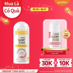 Lăn Khử Mùi Mềm Mịn LASHE SUPERFOOD 50ml