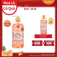 Sữa Tắm Thiên Nhiên Purite Cherry Blossom Hương Hoa Anh Đào 850ml