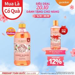 Sữa Tắm Thiên Nhiên Purite Cherry Blossom Hương Hoa Anh Đào 850ml