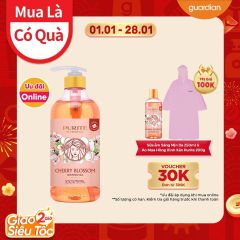 Sữa Tắm Thiên Nhiên Purite Cherry Blossom Hương Hoa Anh Đào 850ml