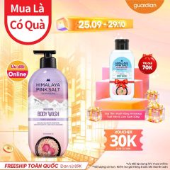 Sữa Tắm Muối Hồng Làm Sạch Và Dưỡng Ẩm Làn Da Himalaya Pink Salt Body Wash Purify & Nourish 500gr