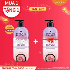 Sữa Tắm Muối Hồng Làm Sạch Và Dưỡng Ẩm Làn Da Himalaya Pink Salt Body Wash Purify & Nourish 500gr