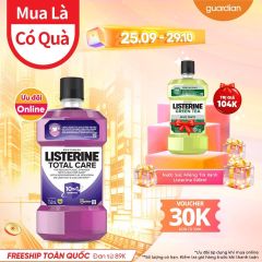 Nước Súc Miệng Chăm Sóc Toàn Diện Listerine Total Care 750ml