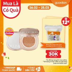 Phấn Nước Trang Điểm Che Khuyết Điểm Và Chống Nắng Millimilli Double Ampoule Cushion 208 Daisy Cho Da Sáng SPF 50+ Pa+++ 14gr