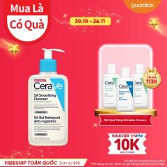 Sữa Rửa Mặt Cerave Cho Da Nhạy Cảm Giúp Làm Sạch & Tẩy Tế Bào Chết Dịu Nhẹ 236Ml