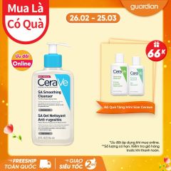 Sữa Rửa Mặt Cerave Cho Da Nhạy Cảm Giúp Làm Sạch & Tẩy Tế Bào Chết Dịu Nhẹ 236Ml