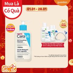 Sữa Rửa Mặt Cerave Cho Da Nhạy Cảm Giúp Làm Sạch & Tẩy Tế Bào Chết Dịu Nhẹ 236Ml