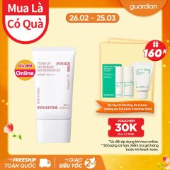 Kem Chống Nắng Nâng Tông Kiềm Dầu Innisfree Tone Up No Sebum Sunscreen EX SPF 50+ PA++++ 60ml