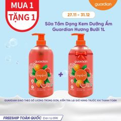 Sữa Tắm Dạng Gel Hương Bưởi Tươi Mát Guardian Essential Grapefruit Refreshing Body Wash 1000Ml