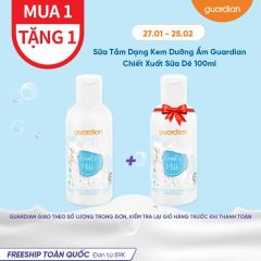 SỮA TẮM DẠNG KEM DƯỠNG ẨM GUARDIAN GOAT'S MILK MOISTURISING CHIẾT XUẤT SỮA DÊ 100 ML