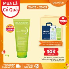 BIODERMA GEL RỬA MẶT LÀM SẠCH SÂU VÀ GIẢM MỤN SEBIUM GEL MOUSSANT ACTIF 200ML