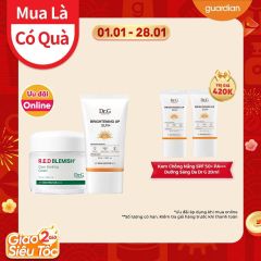 DR.G BỘ CHĂM SÓC DA - R.E.D BLEMISH CLEAR SOOTHING CREAM BONUS SET (BAO GỒM 1 KEM DƯỠNG 70ML + 1 KEM CHỐNG NẮNG 20ML)