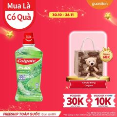 Nước Súc Miệng Trà Xanh Diệt 99% Vi Khuẩn Colgate 750ml