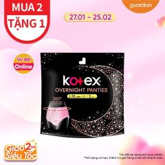 Băng Vệ Sinh Ban Đêm Kotex Overnight Panties Dạng Quần Cỡ L/XL 2 Miếng x 16