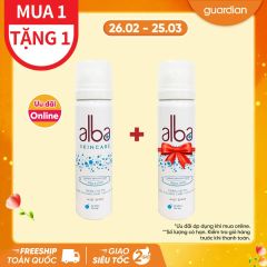 XỊT KHOÁNG DƯỠNG ẨM, LÀM CHẬM LÃO HOÁ ALBA SKINCARE CHO DA KHÔ 50ML