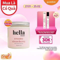 Tẩy Tế Bào Chết Cơ Thể Hella Beauty Từ Kem Dâu 500gr