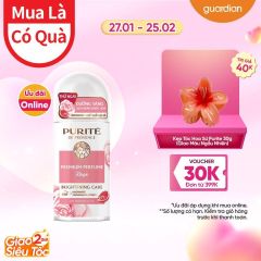 Lăn Khử Mùi Sáng Da Và Se Khít Lỗ Chân Lông Purite Hoa Hồng 50ml