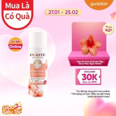 Xịt Khử Mùi Sáng Da Và Se Khít Lỗ Chân Lông Purite Hương Hoa Anh Đào 140ml