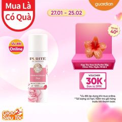 Xịt Khử Mùi Sáng Da Và Se Khít Lỗ Chân Lông Purite Hương Hoa Hồng 140ml