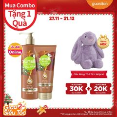 SUNSILK DẦU GỘI DƯỠNG PHỤC HỒI (NÂU) 380ML/12 CHAI