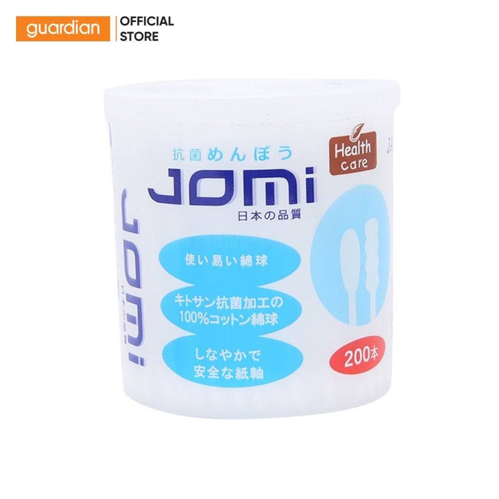 Bông Tăm Mềm Mịn Jomi Hộp 200 Que