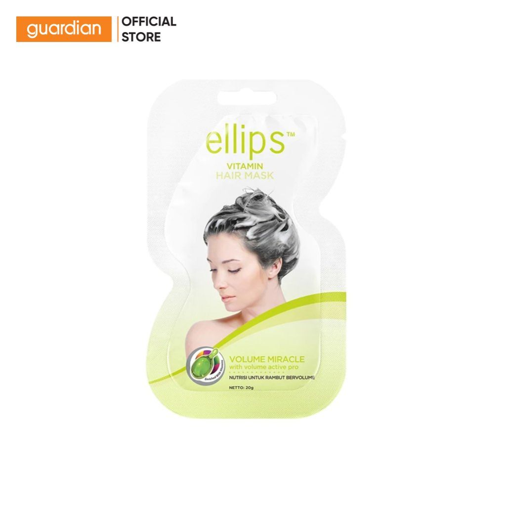 Kem Ủ Tóc Cho Mái Tóc Bồng Bềnh Ellips Hair Mask Volume Miracle 20g