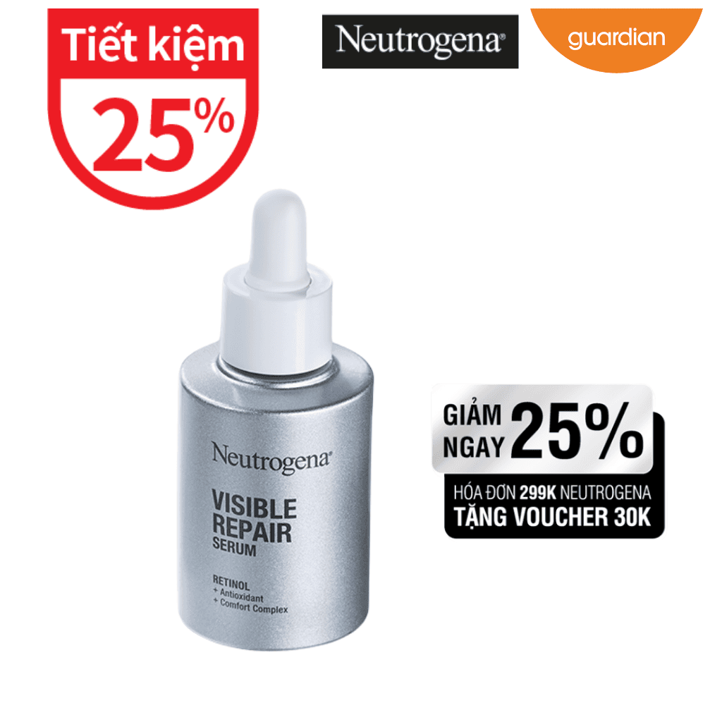 Tinh Chất Retinol Chống Lão Hóa Và Giảm Nhăn Neutrogena Visible Repair Serum 30Ml