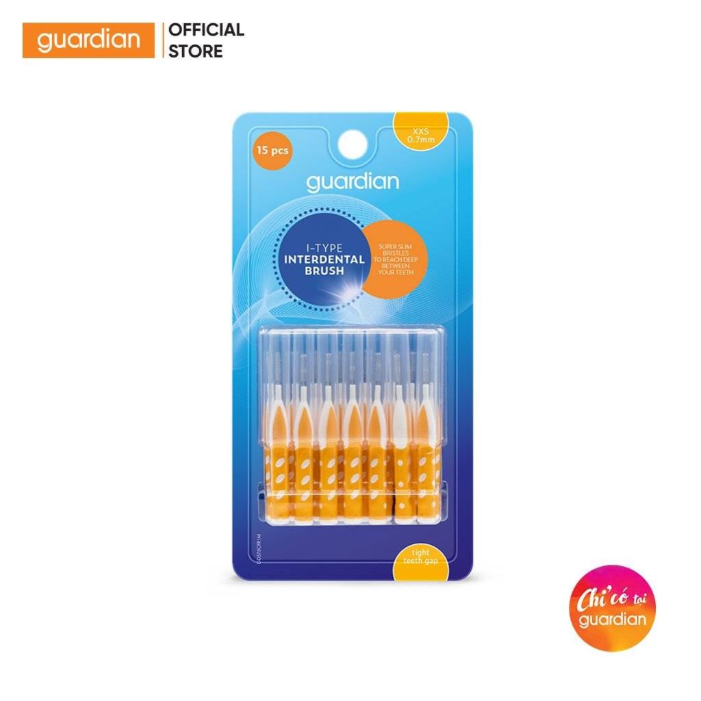 Bàn Chải Kẻ Răng Chữ I Giúp Răng Sạch Sâu Guardian I-Type Interdental Brush 0,7Mm X 15 Cây