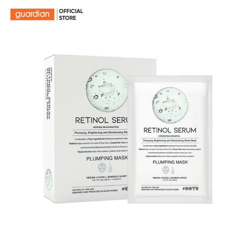 Mặt Nạ Dưỡng Da Mịn Màng OOTD Retinol Serum Plumping Mask 25G