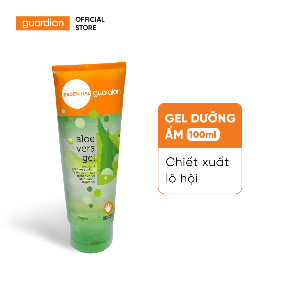 Gel Dưỡng Ẩm Guardian Aloe Vera Gel Chiết Xuất Lô Hội / Nha Đam 100Ml