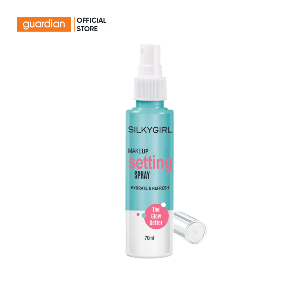 Xịt Giữ Lớp Trang Điểm Lâu Trôi Silkygirl Makeup Setting Spray Hydrate & Refresh 70Ml