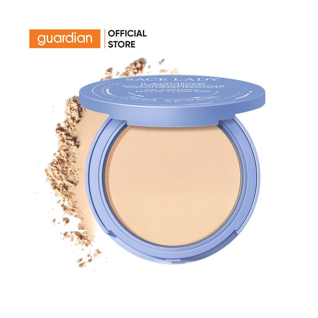 Phấn Phủ Nén Kiềm Dầu Sace Lady Lasting Waterproof Face Powder Shade #01 10g