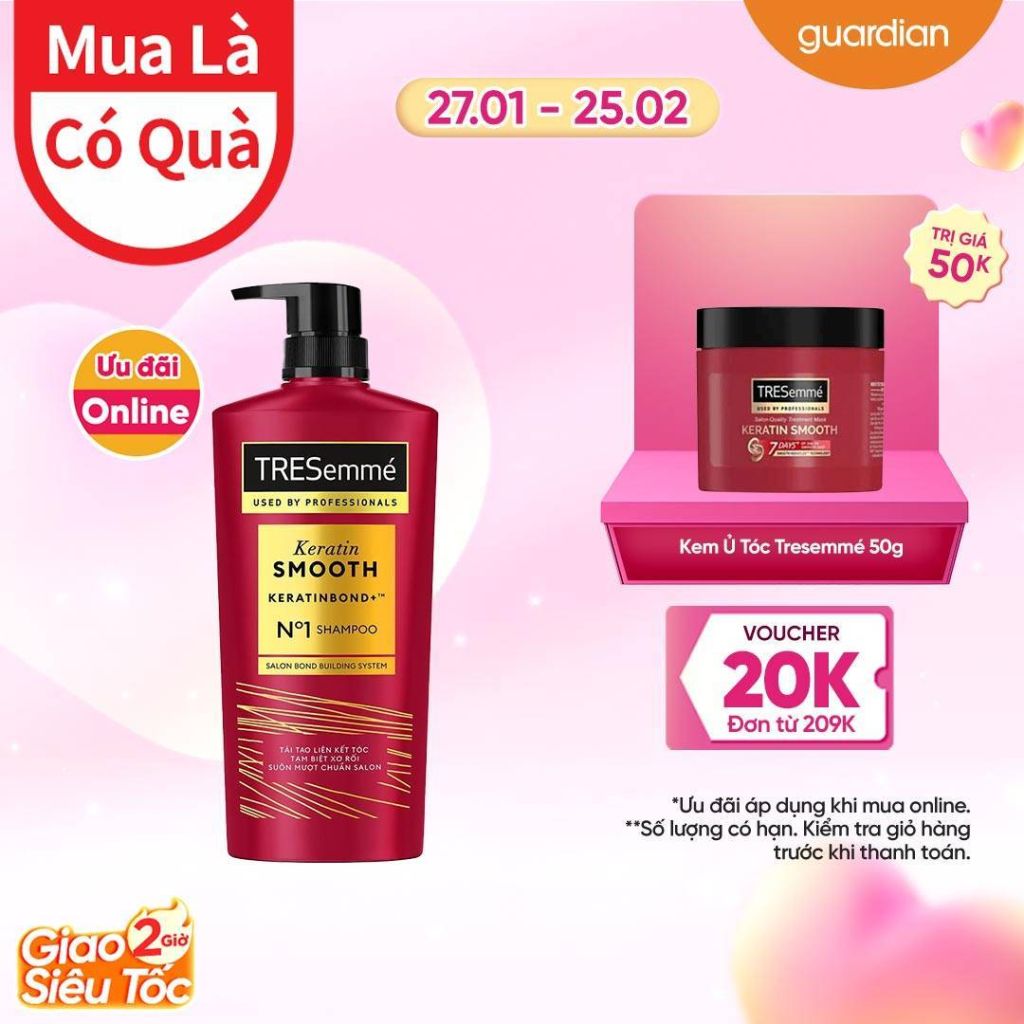 Dầu Gội Tresemme 640Gr