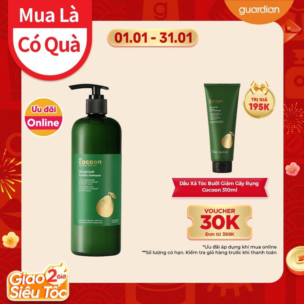 Dầu Gội Bưởi Cocoon 500Ml