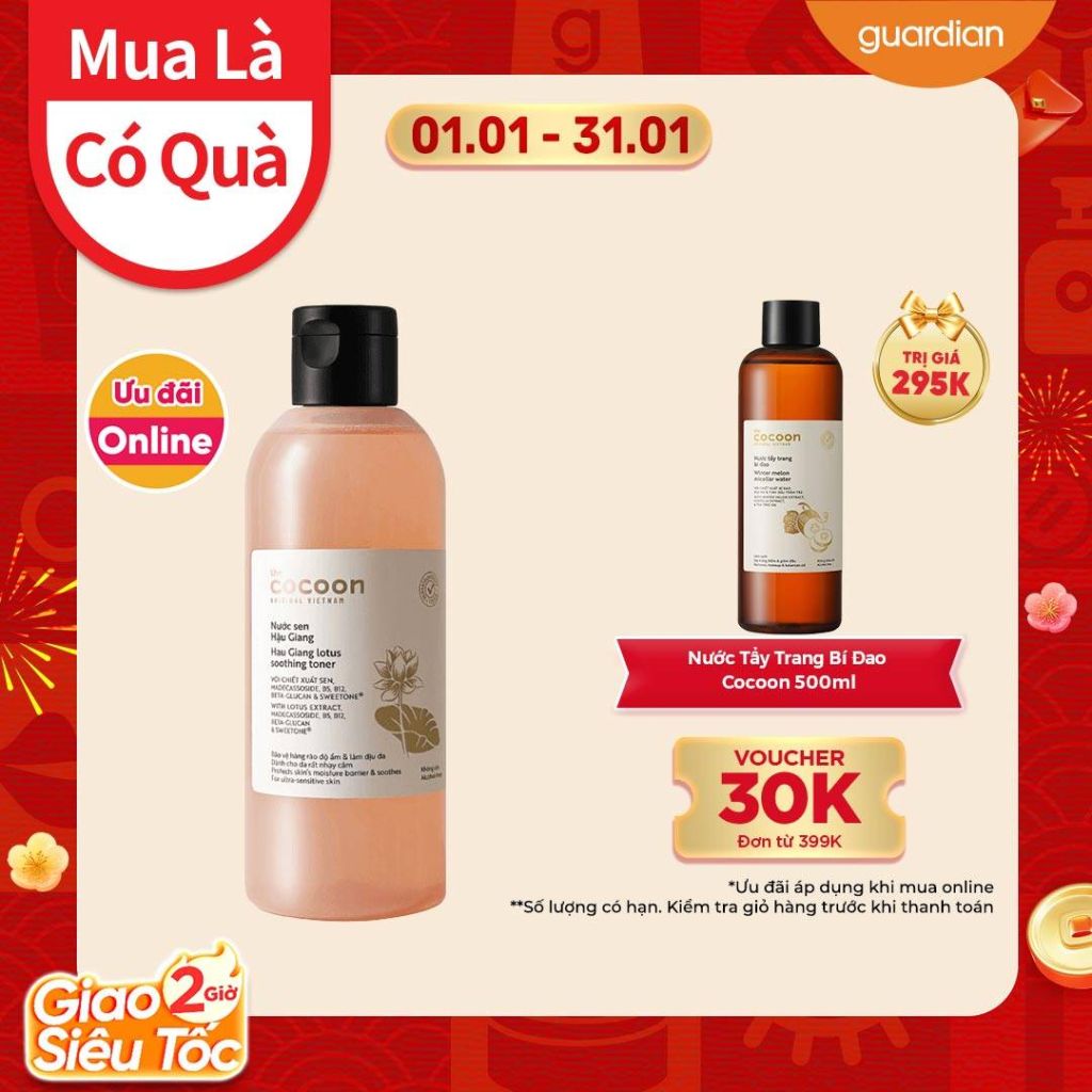 Toner Sen Hậu Giang 310ml