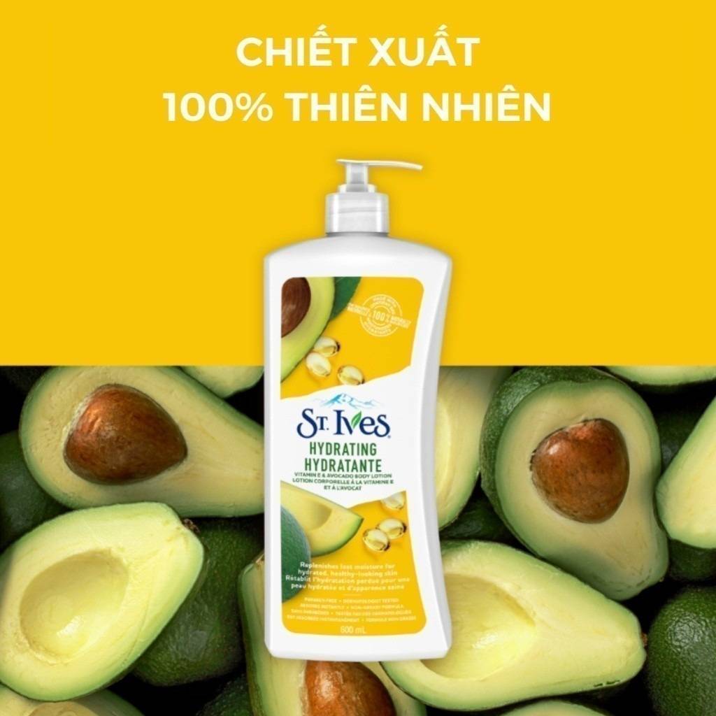 sua-duong-the-giup-duong-am-da-st-ives-hydrating-vitamin-e-avocado-body-lotion-621ml