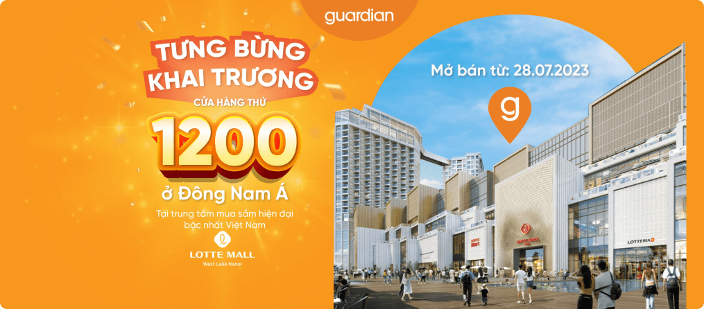 Guardian - Chuỗi Cửa Hàng Sức Khỏe Sắc Đẹp Hàng Đầu Việt Nam